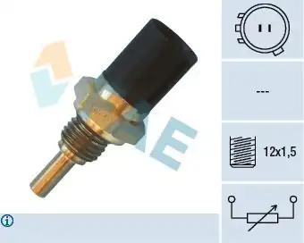 FAE 33450 | Hararet Müşürü Honda Accord Civic Cr V 2 Fişli Siyah 90 02