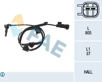 FAE 78110 | ABS Sensörü Ön Opel Insignia A 08-