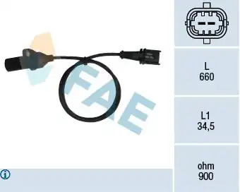 FAE 79220 | Krank Devir Sensörü Albea Doblo Palio Stilo 1 2 1 3 JTD 16v