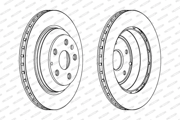 FERODO DDF1855C-1 | Arka Fren Diski 358 28 5 130 VW Touareg 03 10 Audi Q7 06 15 Porsche Cayenne 03 10