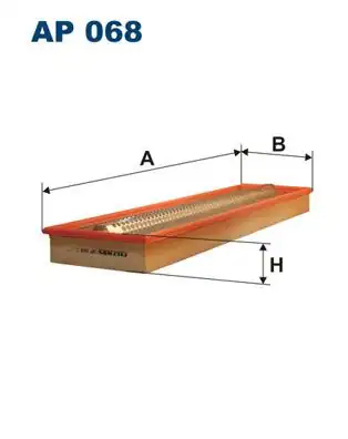 FILTRON AP068 | Hava Filtresi 507 609 709 809 D 6 Adet