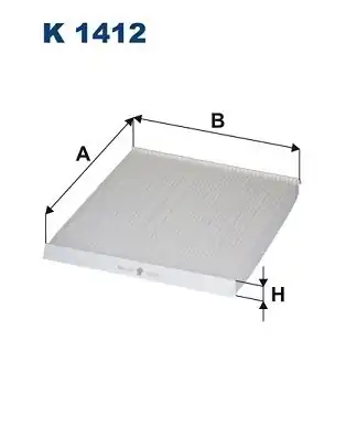 FILTRON K1412 | Kabin Filtresi Lexus Rx300 Highlander