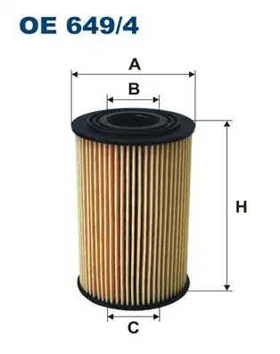 FILTRON OE649-4 | Yağ Filtresi Bmw 3 E30 E36 E46 5 E34 Z3 87 05 M40 M42 M43 M44