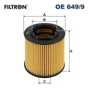FILTRON OE649-9 | Yağ Filtresi Bmw E90 E60 F10 F20 F30 X1 X3 X5 X6 N52 N53 11427523201
