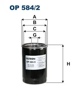 FILTRON OP584-2 | Yağ Santrifuj Filtresi Midlum dCi