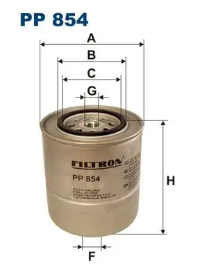 FILTRON PP854 | Yakıt Filtresi Bmw 3 E30 87 91 5 E28 83 87