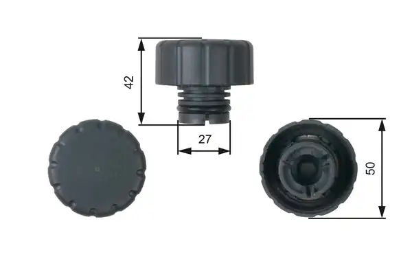 Gates Rc244 Radyatör Yedek Su Depo Kapağı Mercedes W168 W169 W245 W414 M166 M668
