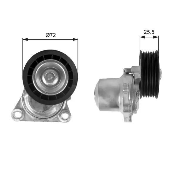Gates T38408 V Kayış Gergi Rulman Mazda 6 1 8 2 0 2 3 2002 Ford Fiesta V 03 2005
