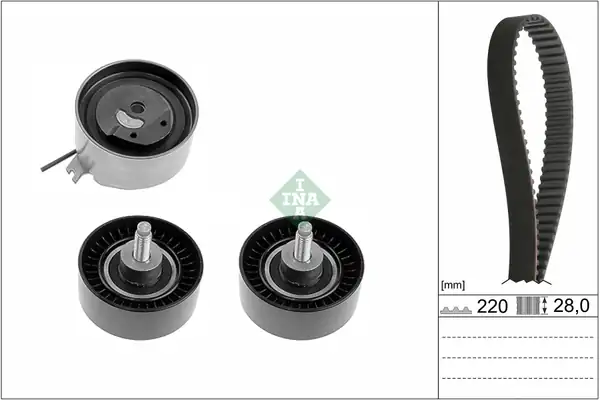 İna 530045610 Triger Seti Jeep Cherokee Chrysler Voyager IV 2 5 Crd 01