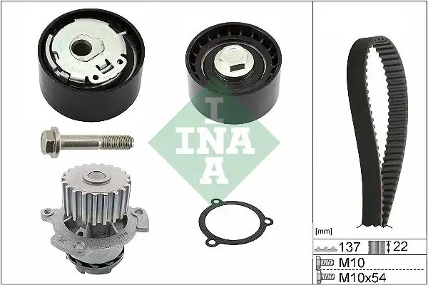 İna 530053630 Triger Kayışı 137 Dış Lada Kal 1 4 16v 1 08 1580571