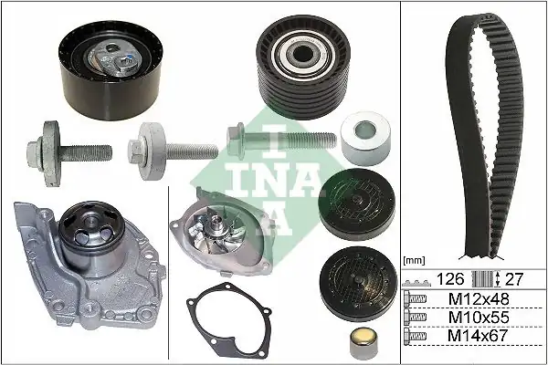 İna 530063830 Triger Seti Devirdaim Opel Vivaro A Trafic II 2 0 16v F4r 720 01