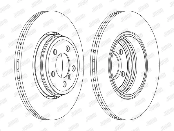 JURID 562437JC | Jur 562437jc Bmw E65 Arka Disk 34211166129 Adet