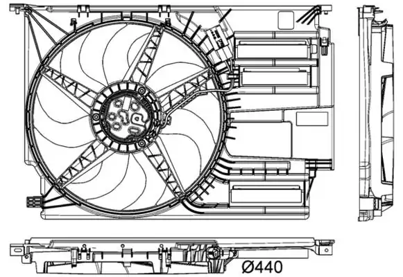 MAHLE CFF403000P | Radyatör Fanı Bmw F45 Klima Fanı B37 B42 B47 B48 F39 F46 F48