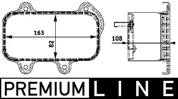 MAHLE CLC39000P | Clc 39 000p Porsche 911 996 997 Boxster 986 Yağ Soğutucu Premıum 99610702557