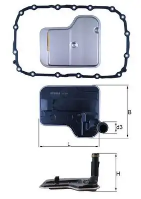 MAHLE HX 240D | Şanzıman Filtresi E81-E82-E90-E91-E92-E93-X1 E84-X3 E83 N45-N46-N52 05-11
