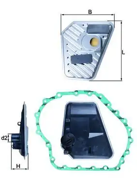 Mahle Filtre Hx168d Şanzıman Filtresi Audi A4 A6 A8 18 19 25t