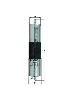 MAHLE KL66 | Benzin Filtresi BMW E34-E36-E38-E39-E46 E31 91-05