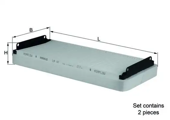 MAHLE LA47-S | Polen Filtresi W202-210-220 Bm 95-06