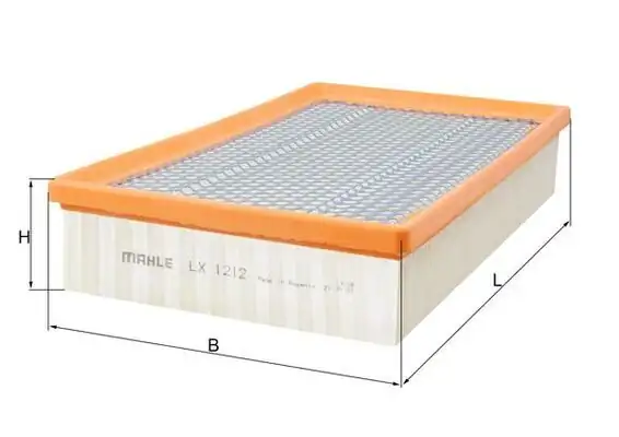 MAHLE LX1212 | Hava Filtresi BMW E65 E66 N62 01-08