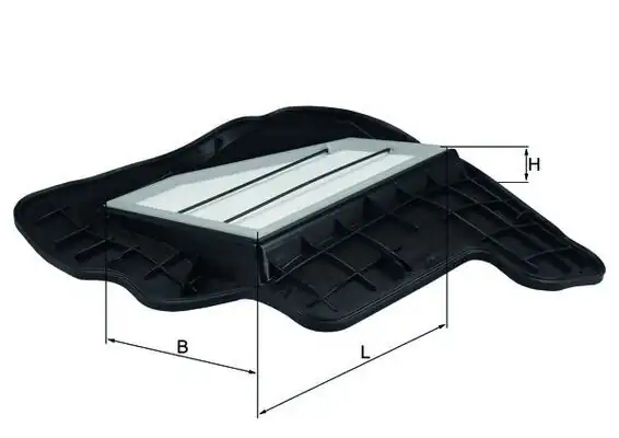 MAHLE LX1685-5 | Hava Filtresi Sağ BMW F01 F07 F10 E70 E71 N62