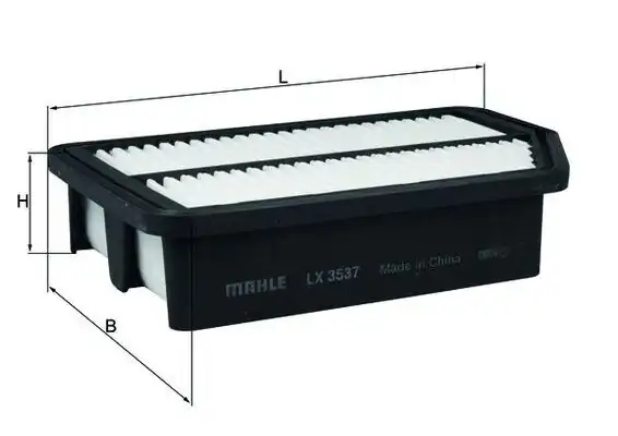 MAHLE LX3537 | Hava Filtresi Hyundai Elantra 1.6 11-15 i30 1.4 / 1.6 11-16 Kia Ceed 1.4 / 1.6 12