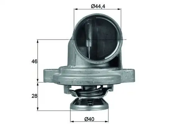 MAHLE TI2380 | Termostat 80°C Mercedes Vito 110 D V-Class 638 W638 96-04