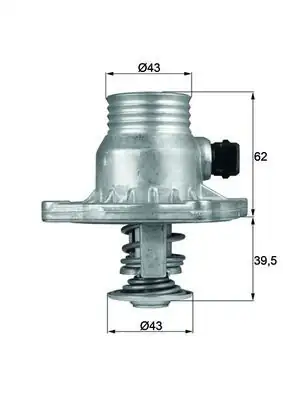 MAHLE TM11105 | Termostat (105°) BMW E38 E39 M60 M62