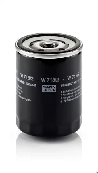 MANN W718-2 | Yakıt Filtresi (Fiat Palio-Ducato-Tempra-Uno1.7-1.9D / Opel Astra-Corsa-Vectra / Traffic / Boxer / Jumper)