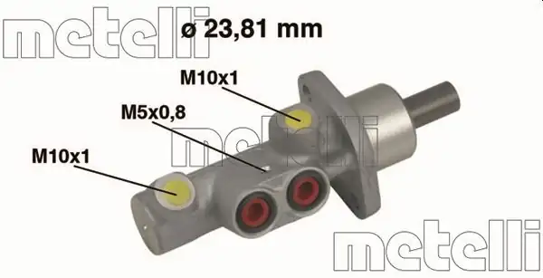 METELLİ 05-0452 | Fren Ana Merkezi Clio III 1 2 16v D4f Nissan Micra K12 02 Note 07