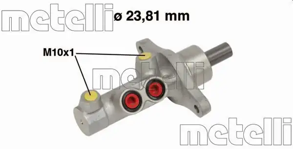 METELLİ 05-0705 | Ana Merkez Alüminyum ABS li Renault Clio III 1 2 1 4 1 5 dCi 1 6 2005 Modus 1 5 dCi 2004