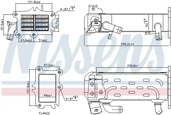 NISSENS 989447 | Egr Soğutucusu M651 W447 W639 Spr