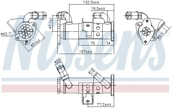 NISSENS 989473 | Egr Radyatörü Sağ R Rover Sport Vogue 3 6