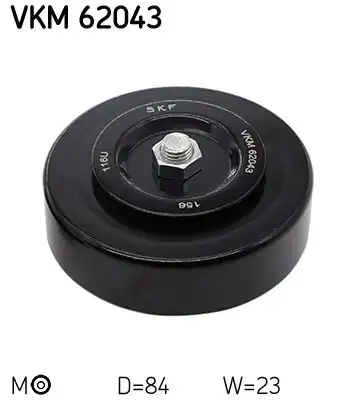 SKF VKM62043 | Klima Gergi Kasnağı Nissan Pathfinder R50 350z Z33 3 5 V6 03 06 3 5 V6 00 04