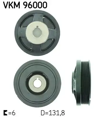 SKF VKM96000 | Krank Mili Kayış Kasnağı Chevrolet Kalos Aveo Lacetti Nubira Rezzo Daewoo