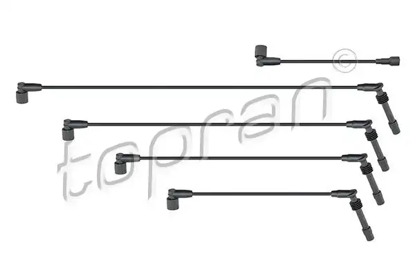 TOPRAN 205105001 | Buji Kablo Takımı Astra F 1 4 93 00 X14nz Corsa 1 4 93 00 C14nz