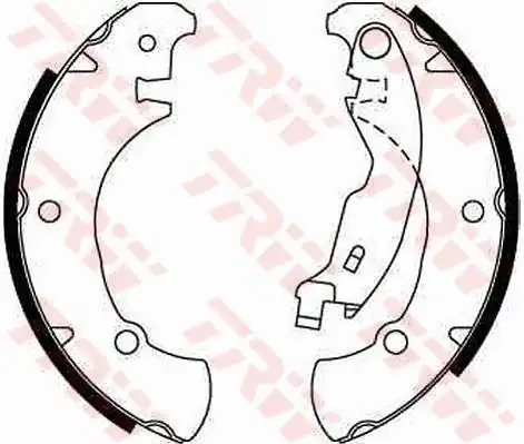 TRW GS8654 | Kampana Balata Fiat Bravo Brava Marea 96 02 203x38 Arka