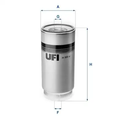 UFI 24-028-00 | Yakıt Filtresi Şase Ford Cargo 1848 4142 2533 1850 F Max Euro 6