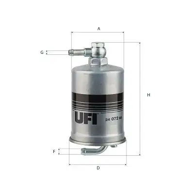 UFI 24-072-00 | Yakıt Filtresi A4 Bpp Bkn 2 7 TDI 3 0 TDI 04 08