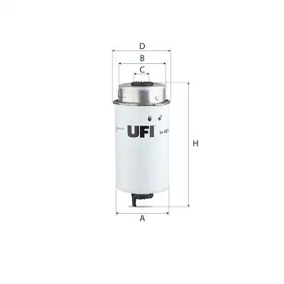 UFI 24-457-00 | Mazot Filtresi Ford Transit 2 0tdci 2 4tdci V184 01