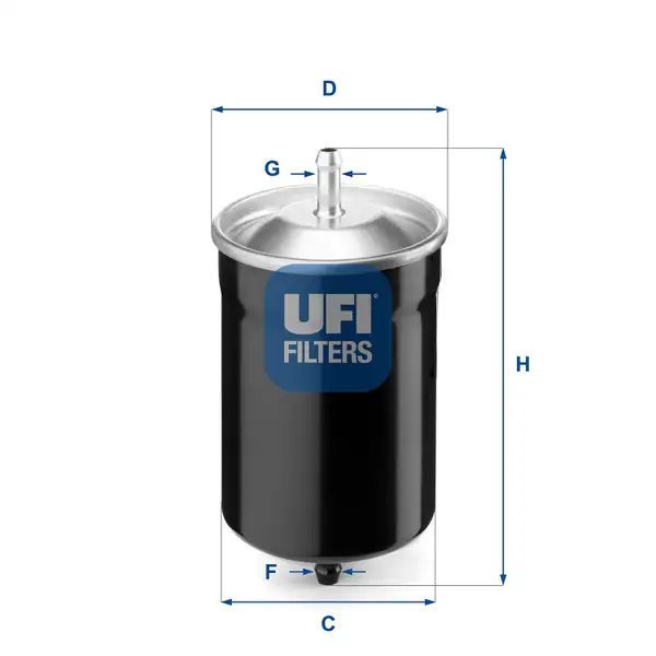UFI 31-500-00 | Yakıt Filtresi Golf İ II III IV Jetta II Lt28 35 Passat Polo Classic Sharan T3 T4