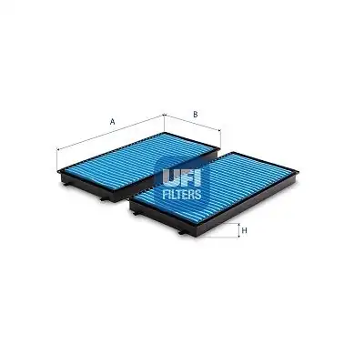 UFI 34.240.00 | Kabin Filtresi Karbonlu BMW E65-E66