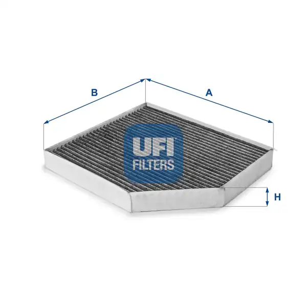 UFI 54-168-00 | Filtre Polen Karbonlu Audi A4 A5 Q5 1 8 2 0 3 0 TFSI 2 0 TDI