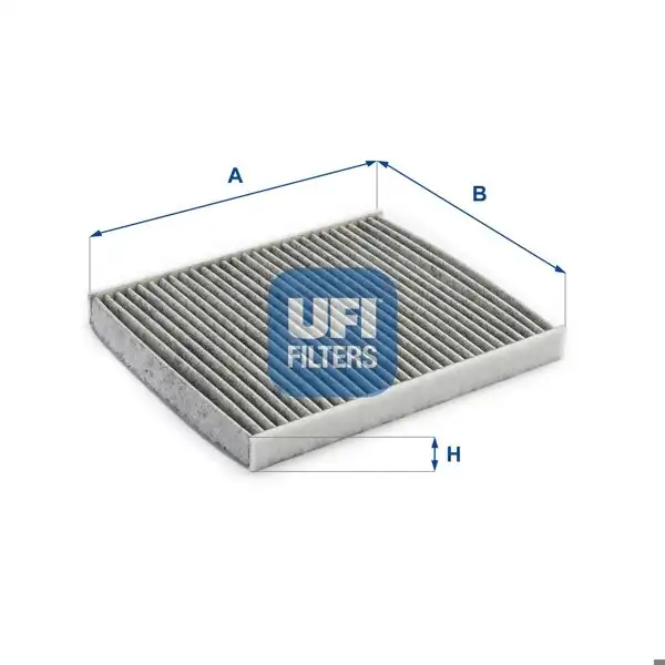 UFI 54.221.00 | Kabin Filtresi Karbonlu (Fiat Panda 03-/ 500 07-/ Ford Ka 1.3 TDCI 08 -)