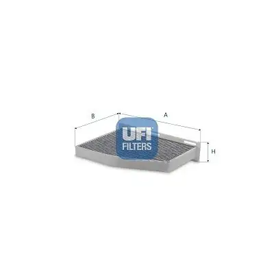 UFI 54-376-00 | Kabin Filtresi Karbonlu Audi A3 1 4tfsi 03 12 Q3 1 4tfsi 13 VW Beetle 1 4tsi 11