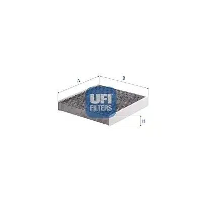 UFI 54.388.00 | Kabin Filtresi Karbonlu (Renault Clio IV 1.2 16V 12-/ Dacia Logan II 1.2 Lpg 12-/ Sandero 1.6)