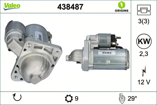 Valeo 438487 Marş Motoru Iveco Daily Kombi Van 99 07 Citys 14 16