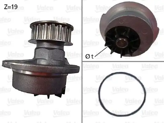 Valeo 506030 Su Pompası Opel Vectra A Kadett E 14nv C16lz 16sv