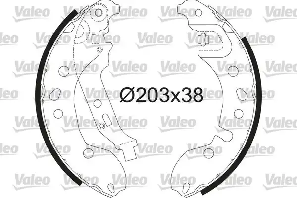 Valeo 564209 Pabuclu Fren Balatası Renault Clio 02 00 06 09 Twingo II Fortwo