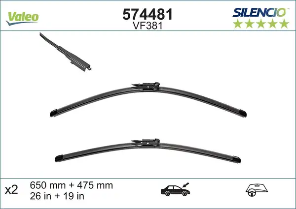 Valeo 574481 Silecek Süpürgesi Ön Mercedes Benz B Serisi 11