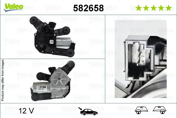 Valeo 582658 Silecek Motoru Arka Citroen C4 Cactus 15